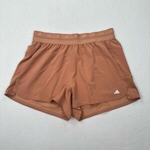 Adidas Women's Training Shorts Size XL, Clay orange